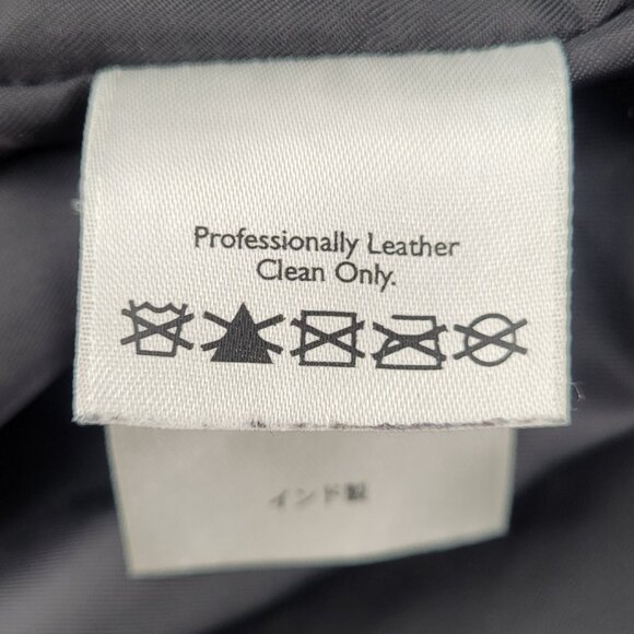 Eddie Bauer Lambskin Leather Jacket Womens Medium Black Full Zip - Picture 12 of 14